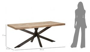 Tavolo da pranzo design moderno industriale - Arrediorg