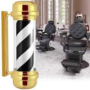 Plafon colonna lampada LED barbershop insegna pubblicitaria salone 68cm
