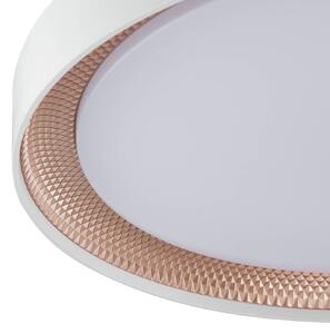 Brilliant Plafoniera a LED Waldo, dimmerabile, Bianco / Opale, Soggiorno / Sala da pranzo, Metallo, Moderno, Plafoniera LED
