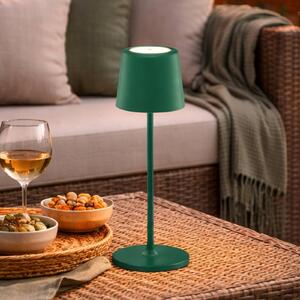 Brilliant Lampada da tavolo a LED Kaami, dimmerabile, Verde, Soggiorno / Sala da pranzo, Metallo, Moderno, Lampada da tavolo LED