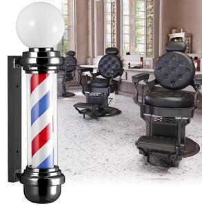 Plafon colonna lampada LED barbershop insegna pubblicitaria salone 81,5 cm
