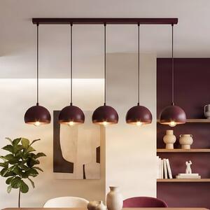 Lampada a sospensione Sool Luminex, dimmerabile, Rosso, Soggiorno / Sala da pranzo, Metallo, Lampada a sospensione
