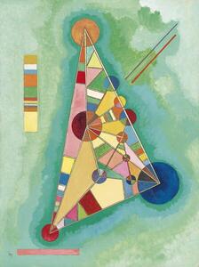 Kandinsky, Wassily - Stampa artistica Colorful in the triangle, (30 x 40 cm)