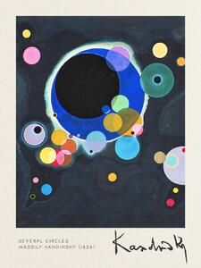 Stampa artistica Several Circles - Wassily Kandinsky, (30 x 40 cm)