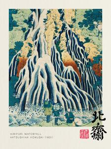 Stampa artistica Kirifuri Waterfall - Katsushika Hokusai, (30 x 40 cm)