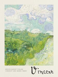 Stampa artistica Green Wheat Fields - Vincent van Gogh, (30 x 40 cm)
