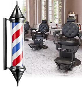 Plafon colonna lampada LED barbershop insegna pubblicitaria salone 103cm