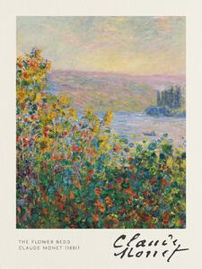 Stampa artistica The Flower Beds - Claude Monet, (30 x 40 cm)