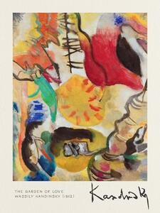 Stampa artistica The Garden of Love - Wassily Kandinsky, (30 x 40 cm)