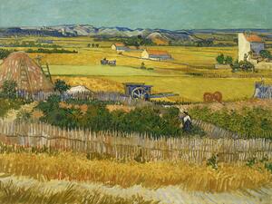 Stampa artistica The Harvest Vintage Autumn Landscape - Vincent van Gogh, (40 x 30 cm)