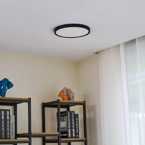 Lindby Smart Plafoniera LED Pravin, Ø 30 cm, CCT, nero