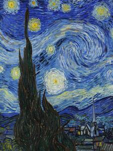 Stampa artistica The Starry Night Portrait Edition - Vincent van Gogh, (30 x 40 cm)