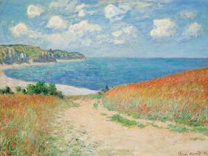 Stampa artistica Path in the Wheat Fields at Pourville - Claude Monet, (40 x 30 cm)