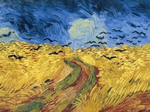 Riproduzione Wheatfield with Crows - Vincent van Gogh, (40 x 30 cm)