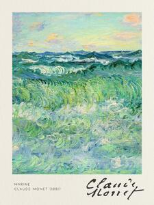 Riproduzione Marine - Claude Monet, (30 x 40 cm)