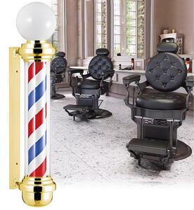 Plafon colonna lampada LED barbershop insegna pubblicitaria salone 108cm