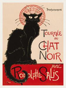 Stampa artistica Tourn e Du Chat Noir The Black Cat - Th ophile Steinlen, (30 x 40 cm)