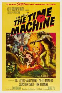 Riproduzione Time Machine H G Wells Vintage Cinema Retro Movie Theatre Poster Iconic Film Advert, (26.7 x 40 cm)