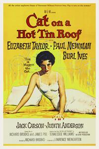 Stampa artistica Cat on a Hot Tin Roof Elizabeth Taylor Retro Cinema, (26.7 x 40 cm)