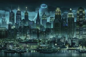 Stampa d'arte Batman - Night City, (40 x 26.7 cm)