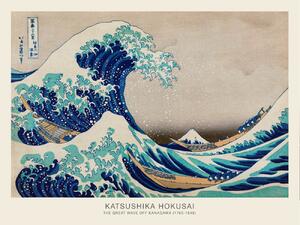 Stampa artistica The Great Wave off Kanagawa Japanese - Katsushika Hokusai, (40 x 30 cm)