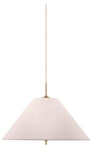 Lampada a sospensione Globen Lighting, IRIS, dimmerabile, Beige, Soggiorno, Tessuto / Tessile, Vintage