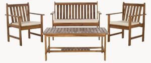 Set salotto da giardino in legno di acacia Burbank 4 pz