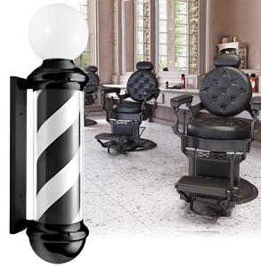 Plafon colonna lampada LED barbershop insegna pubblicitaria salone 81,5 cm
