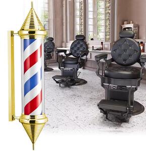 Plafon colonna lampada LED barbershop insegna pubblicitaria salone 103cm