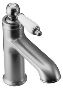 Aquanello Heritage Manor: Miscelatore per lavabo in acciaio inossidabile, design classico e nostalgico, modello NB-1001-HM