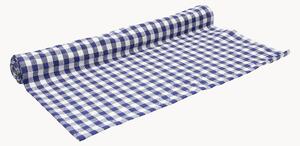 Runner da tavolo a quadri Vichy Blu