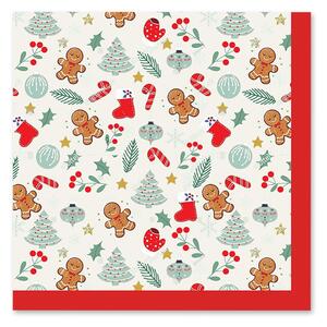 Set di tovaglioli 20 pz 33x33 cm Cookie – Homéa