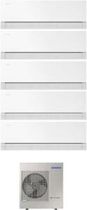Samsung Climatizzatore Penta Split Inverter 7000+7000+7000+7000+7000 Btu Condizionatore con Pompa di Calore Gas R32 Wi-Fi Classe A++/A+ (Unit Inte