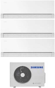 Samsung Climatizzatore Trial Split Inverter 7000+7000+12000 Btu Condizionatore con Pompa di Calore Gas R32 Wi-Fi Classe A++/A+ (Unit Interna + Uni