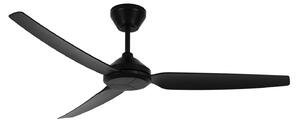 Ventilatore da soffitto Polis, nero, Ø 137 cm, silenzioso Beacon Lighting, Polis, Nero, Soggiorno, Plastica, Moderno