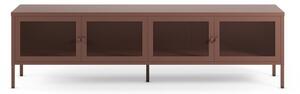 Mobile TV burgundy in metallo 160x50x35 cm Fayna – Marckeric