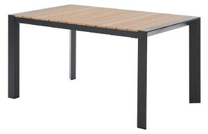 Tavolo da giardino in alluminio L.150 cm Naturale chiaro e antracite - NYROS di MYLIA