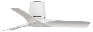 Ventilatore da soffitto Hey S, bianco, motore a corrente continua, silenzioso, FARO BARCELONA, Hey S, Bianco, Soggiorno, Plastica, Moderno