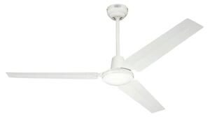 Ventilatore da soffitto Industrial bianco, silenzioso, Ø 142 cm Westinghouse, Industrial, Bianco, Soggiorno