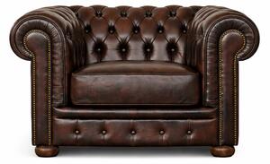 Divano Chesterfield in Pelle Primo Fiore Premium – Iconico, Finiture di Pregio