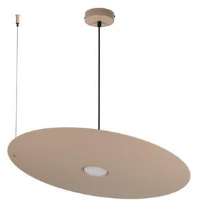 Lampadario a sospensione con cavo PIATTO 1xGX53/15W/230V diam. 55 cm beige