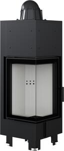 Inserto camino intelligente in acciaio KRATKI MBN sinistro 10 kW Ø 200 MSK