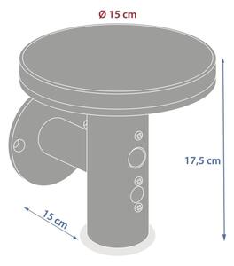 Hesperide - Lampada da parete solare a LED DETEKT LED/3,7V 2600 mAh IP65