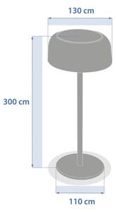 Hesperide - Lampada da tavolo solare a LED BOLTY LED/3,7V 2600 mAh IP65 beige