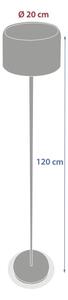 Hesperide - Lampada solare LED BOLTY LED/3,7V 2600 mAh IP65 beige