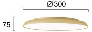 Plafoniera LED ART LED/21W/230V dorata