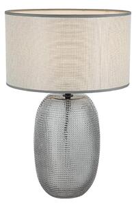 Lampada da tavolo JENIFER 1xE27/40W/230V grigio/fumé