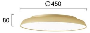 Plafoniera LED ART LED/40W/230V dorata