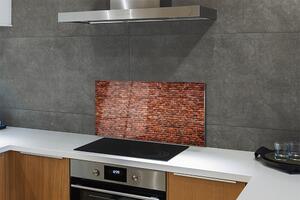 Pannello paraschizzi cucina Muro di mattoni di pietra 100x50 cm