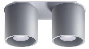 Plafoniera da soffitto in acciaio 2xGU10 ORBIS 2 in Alluminio